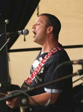 Bassist Tony Marten at Clare Festival 2005