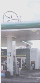 Roof mounted wind turbine